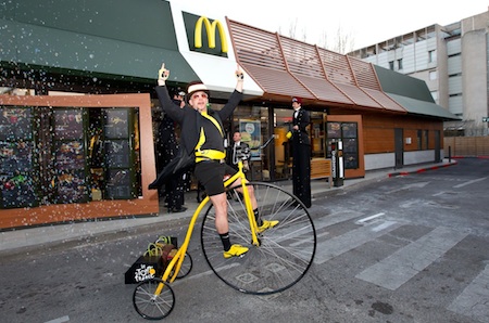 Animations pour l'Inauguration d'un McDonald’s, organisée par l'agence événementielle Soleïance